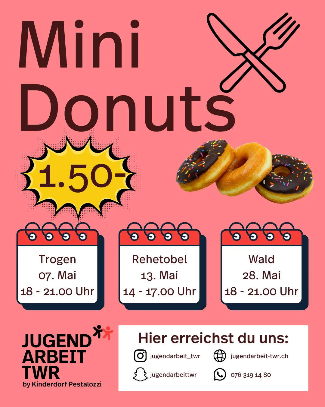 Aktuelles Programm Mini-Donuts